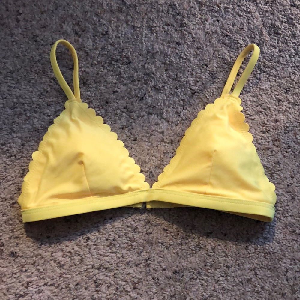 Yellow swim top